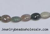 CAB456 15.5 inches 8*10mm oval indian agate gemstone beads wholesale