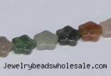 CAB459 15.5 inches 10*10mm star indian agate gemstone beads wholesale