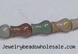 CAB465 15.5 inches 8*12mm vase-shaped indian agate gemstone beads