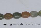 CAB467 15.5 inches 8*10mm freeform indian agate gemstone beads