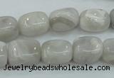 CAB903 15.5 inches 10*14mm nugget natural crazy agate beads wholesale