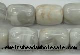 CAB904 15.5 inches 15*20mm drum natural crazy agate beads wholesale