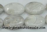 CAB912 15.5 inches 18*25mm oval natural crazy agate beads wholesale