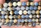 CABS03 15 inches 8mm round blue calcite beads wholesale