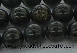 CAE05 15.5 inches 12mm round astrophyllite beads wholesale