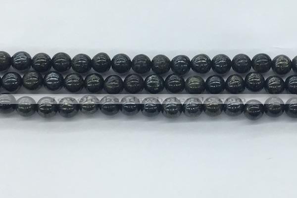 CAE122 15.5 inches 8mm round AB-color astrophyllite beads wholesale