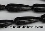 CAE24 15.5 inches 10*30mm teardrop astrophyllite beads wholesale