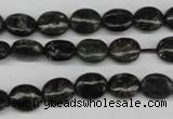 CAE54 15.5 inches 8*10mm oval astrophyllite beads wholesale