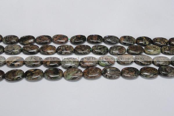 CAF126 15.5 inches 12*16mm oval Africa stone beads wholesale