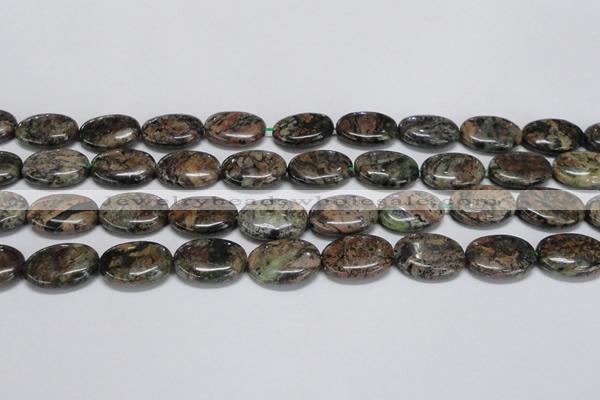 CAF127 15.5 inches 13*18mm oval Africa stone beads wholesale