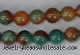 CAG1000 15.5 inches 10mm round rainbow agate beads wholesale