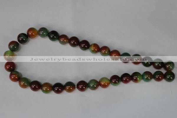 CAG1002 15.5 inches 12mm round rainbow agate beads wholesale