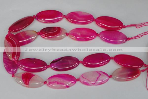 CAG1182 15.5 inches 19*38mm marquise line agate gemstone beads