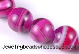 CAG139 14mm smooth round madagascar agate stone beads Wholesale