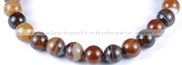 CAG144 round 16mm madagascar agate gemstone beads Wholesale