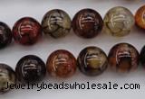 CAG1441 15.5 inches 12mm round dragon veins agate beads