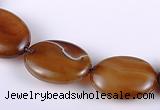 CAG154 15*20mm oval madagascar agate gemstone beads Wholesale