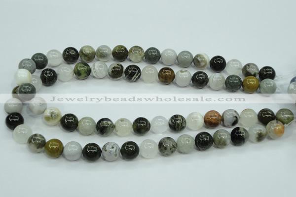 CAG1688 15.5 inches 12mm round ocean agate beads wholesale