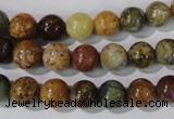 CAG1702 15.5 inches 8mm round rainbow agate beads wholesale