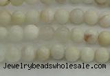 CAG1894 15.5 inches 4mm round grey agate beads wholesale