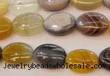 CAG2360 15.5 inches 13*18mm oval African botswana agate beads