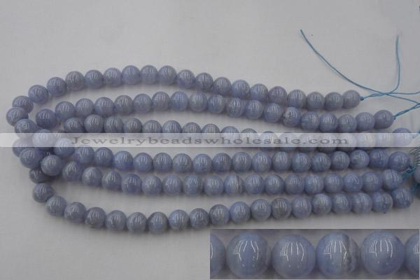 CAG2368 15.5 inches 10mm round blue lace agate beads wholesale