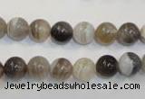 CAG2412 15.5 inches 8mm round Chinese botswana agate beads