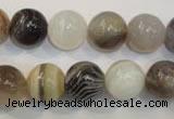 CAG2414 15.5 inches 12mm round Chinese botswana agate beads