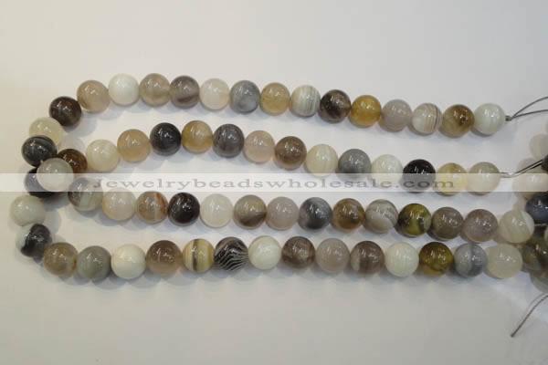 CAG2414 15.5 inches 12mm round Chinese botswana agate beads