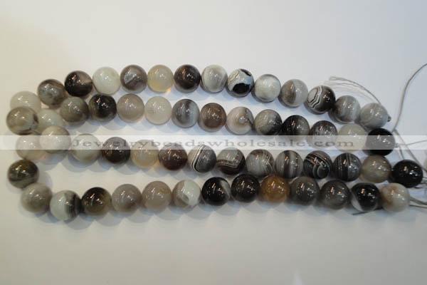 CAG2415 15.5 inches 14mm round Chinese botswana agate beads