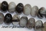 CAG2432 15.5 inches 10*14mm rondelle Chinese botswana agate beads