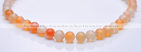 CAG264 10mm round agate gemstone beads Wholesale