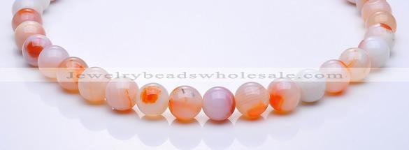 CAG265 15 inch 12mm round agate gemstone beads Wholesale