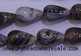 CAG2761 15.5 inches 12*20mm teardrop botswana agate beads wholesale