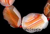 CAG332 rough agate nugget shape gemstone beads Wholesale