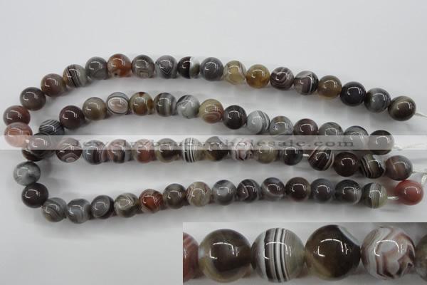 CAG3684 15.5 inches 12mm round botswana agate beads wholesale