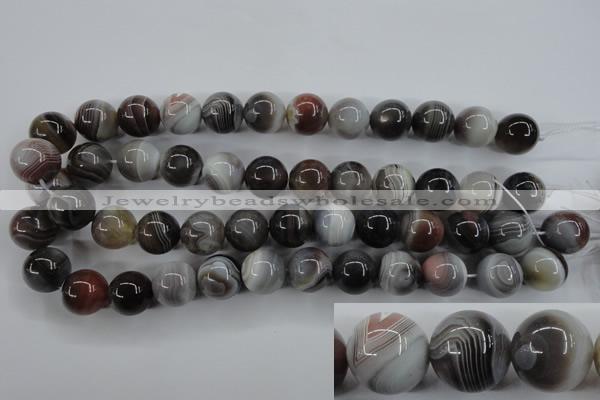 CAG3686 15.5 inches 16mm round botswana agate beads wholesale