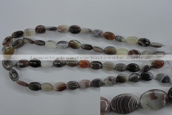 CAG3721 15.5 inches 10*14mm oval botswana agate beads wholesale