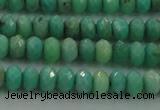 CAG3911 15.5 inches 2.5*4mm faceted rondelle green grass agate beads