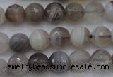 CAG3955 15.5 inches 6mm faceted round grey botswana agate beads