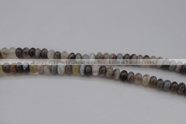 CAG3988 15.5 inches 5*8mm rondelle botswana agate gemstone beads