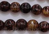 CAG4144 15.5 inches 14*14mm pumpkin dragon veins agate beads