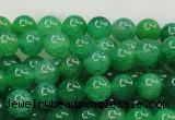 CAG420 15.5 inches 10mm round green agate beads Wholesale