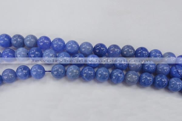 CAG4303 15.5 inches 10mm round dyed blue fire agate beads