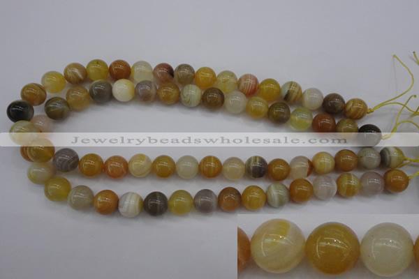 CAG4324 15.5 inches 12mm round botswana agate gemstone beads