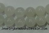 CAG4343 15.5 inches 10mm round white agate beads wholesale