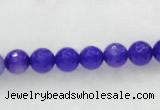 CAG437 5pcs 8mm&10mm&12mm faceted round violet agate beads wholesale