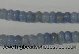 CAG4371 15.5 inches 5*8mm rondelle dyed blue lace agate beads