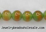 CAG445 15.5 inches 14mm round agate gemstone beads wholesale