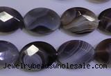 CAG4465 15.5 inches 15*20mm faceted oval botswana agate beads